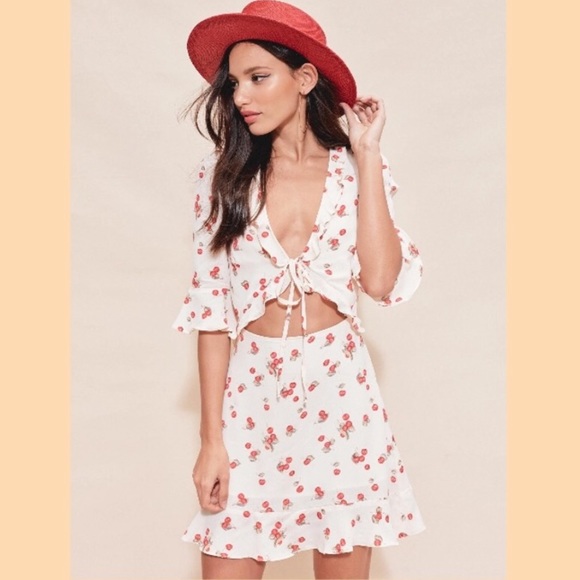 For Love And Lemons Dresses & Skirts - For Love & Lemons - Cherry Sundress